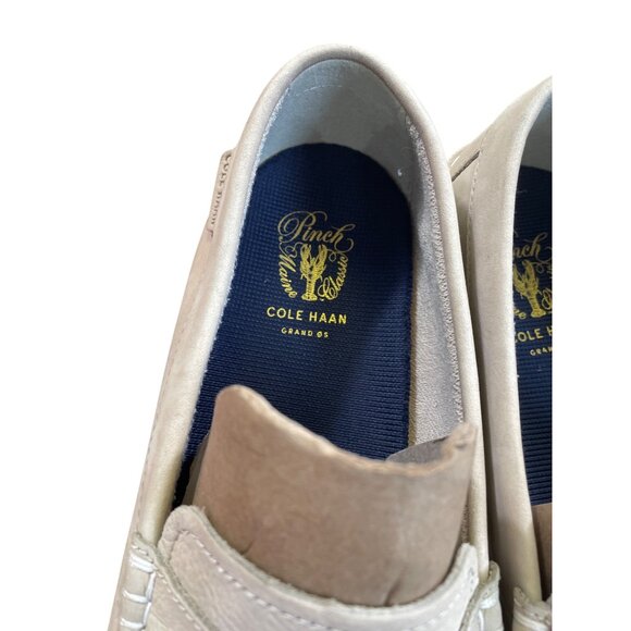 Cole Haan Maine Pinch Mens Tan Leather Loafers Shoes Size 12M SKU 8670 - Picture 9 of 14